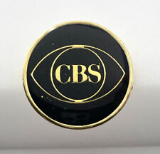 Rare Vintage 1980’s CBS TV Eye Logo Pin - Television Lapel Badge picture