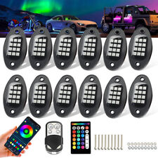 8 /12 Pods RGB LED Rock Light Kit Neon Led Underglow for Truck SUV ATV OffRoad picture