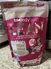 New Lady Boss Lean Protein Powder - VANILLA CAKE New 1.9lb Bag 30 serv picture
