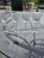 Trianon by MIKASA Crystal Wine Glasses Vintage Set Of 4   picture