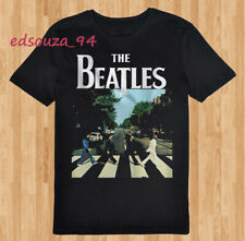 Vintage The Beatles Abbey Road Rock Band Retro T Shirt The Beatles Shirts Men picture