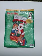 Bucilla Christmas stocking picture