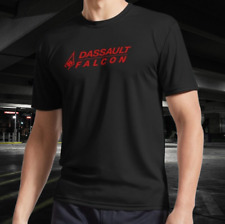 Dassault Falcon Logo Active T-Shirt Funny Size S to 5XL picture