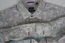PAUL SMITH LONDON Men's Shirt Paisley Floral Slim Fit Long Sleeve All Cotton picture