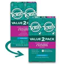 Tom’s of Maine Antiplaque and Whitening Fluoride Free Toothpaste, Peppermint, 2 picture