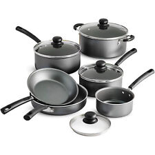 10 Piece Non Stick Cookware Set Pots & Pans Kitchen Home Cooking Pot Pan, Gray picture