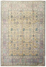 Vintage Rug 10' x 13'  Tabreez All Over pattern Beige Gold  Lavender #5040 picture