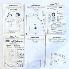 Vintage 1978 Uncut Fisher Price Fashion Patterns for My Friend Mandy Dolls picture