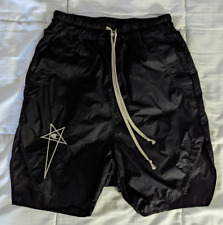 RICK OWENS Black Champion Edition Pod Shorts (S/M) MSRP $465 picture