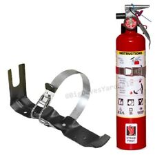2.5 lb Fire Extinguisher ABC Dry Chemical  DOT Vehicle Marine Bracket w 2022 tag picture