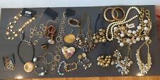 VINTAGE to Now GOLDTONE JEWELRY LOT Chunky Runway Statement 90s Y2K J1 picture