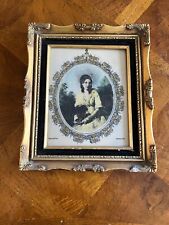 Antique W P Frith W Hall Engraving 1800's English American Ornate Framed picture