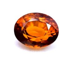 Rare 5.10 CT Natural Clinohumite Yellow Orange CERTIFIED* Oval Gemstone  picture