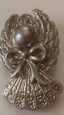 Women's Brooch Pin Vintage Guardian Angel Signed BEST Girls 2 Inches Casual picture