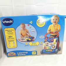 VTECH SIT-TO-STAND LEARNING WALKER 9-36 MONTHS INTERACTIVE PANEL - SQUISHED BOX picture