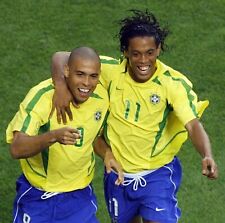 Brazil 2002 World Cup Retro Home Ronaldinho Jersey  picture