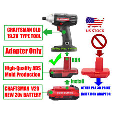 1x Adapter For Craftsman V20 NEW 20v Battery To 19.2v OLD Tools - Adapter Only picture