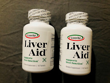 (2) New Bottles Liverite Liver Aid Liver Support Liver Cleanse picture