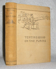 Antique American History Book Custer Tenting on the Plains Indian Wars West 1893 picture