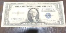 VINTAGE 1935-G WITH MOTTO ONE DOLLAR BILL SILVER CERTIFICATE $1 BLUE SEAL VNC picture