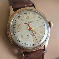 Vintage FRANKLIN men's manual winding watch AS 1187 17Jewels swiss made 1950s picture