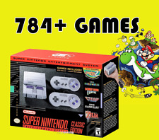 Mod- Super Nintendo Classic Mini Edition Gaming Console -All USA SNES 784 Games picture