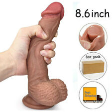Dildo8 Inch Realistic Lifelike Big Real Dong Suction Cup Waterproof Women Toy picture