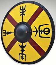 Authentic King Finehair 24 Inch Viking Battleworn Shield picture