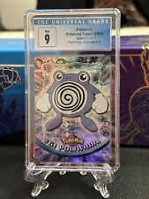 Mint 9 - Poliwhirl Pokémon Topps (1999) First Print Rainbow Foil picture