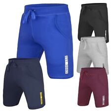 DEFY Men's New Classic Fitness Jogger Gym Exercise Casual Cotton Fleece Shorts picture