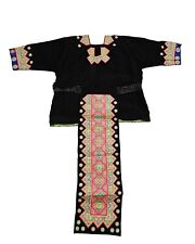 Handmade Hmong Traditional Hmong Ceremonial Top And Lap Belt picture