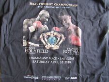 RARE Vintage Boxing Evander Holyfield Vs Frans Botha Fight T Shirt Las Vegas picture