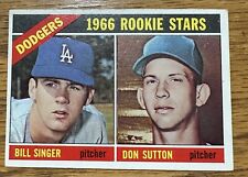 1966 Topps #288 Dodgers 1966 Rookie Stars (Bill Singer / Don Sutton) picture
