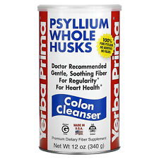 Yerba Prima Psyllium Whole Husks Colon Cleanser 12 oz 340 g Gluten-Free picture