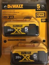 2 PCS Genuine Authentic OEM DeWalt DCB205 20V MAX XR 5AH Battery - New picture