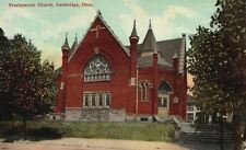 Vintage Postcard 1925 Presbyterian Church Parish Building Campbridge Ohio OH picture