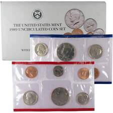 1989 Uncirculated Coin Set U.S Mint Original Government Packaging OGP picture