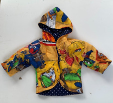 Handmade Women's Vintage Sesame Street Sleeping Blanket Jacket Size XS 4 6 picture