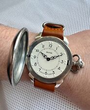 Soviet Vintage Mens Big Mechanical Watch MOLNIYA Mechanical Wriswatches picture