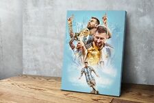Lionel Messi | World Cup Champions | Argentina | Sports Wall Art | Canvas picture