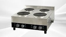 NEW Commercial Electric Four Burner Hot Plate Stove Range 240V 60Hz 5500W NSF picture