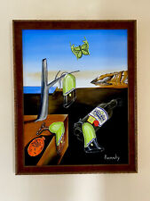 John Pacovsky Absente Absolute Vodka Dali Tribute Original Oil Painting picture