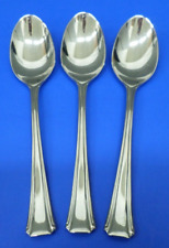 3 Oneida BORDEAUX Glossy Outlined 18/10 China Stainless Flatware 6.25