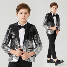 Children's Gradient Sequin Suit  Boys Catwalk Sequins Host Stage Model Clothing picture