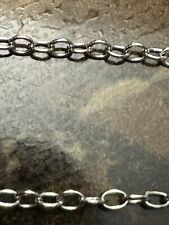 Solid Sterling Silver Necklace Chain NEW OLD STOCK - One owner - 24 Inch picture