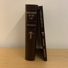 Restatements of the Law 1st (reprint 1963), Judgments + CA Annotations picture