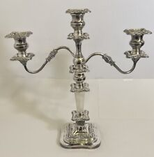Vintage 1930 Large Candelabra - SHOW STOPPER Beautiful Goldfeder Silver Co. picture
