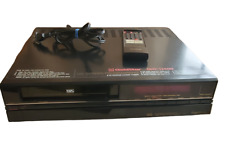 Vintage Goldstar GHV-1250M Quartz Tuning System VCR VHS Player w/ Remote Tested picture