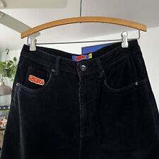 Empyre Corduroy Pants 30 X 30 Black Relax Fit Y2K Style Skateboarding picture