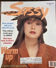 Sassy November 1988 INXS Ricki Lake pre-fame Brad Pitt 80s Fashion 80s music picture